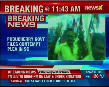Puducherry Govt files contempt plea against Centre in SC for not implementing Cauvery verdict