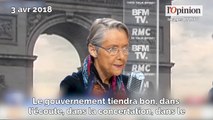 Grève SNCF : «Le gouvernement tiendra bon», affirme Elisabeth Borne