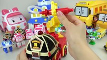 Many Poli car toys - Robocar Poli Roy EX firecar & bus   more cars - ToyPudding 로보카폴리