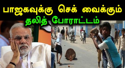 தலித்துகளின் போராட்டத்தால் கர்நாடகாவில் பாஜகவுக்கு சிக்கல்