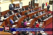 Patricia Donayre presenta proyecto de ley para eliminar inmunidad parlamentaria