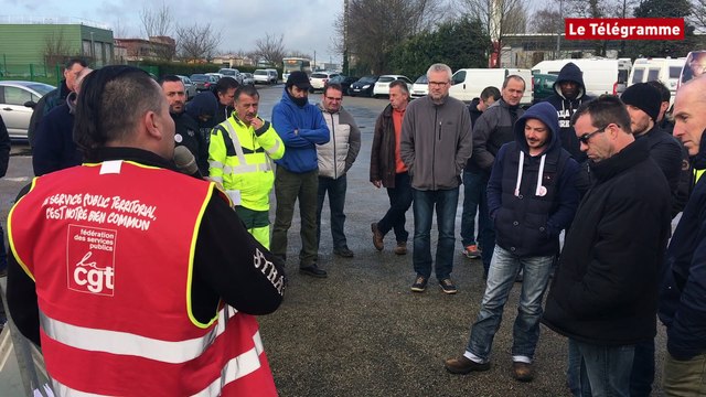 Morlaix Communauté. Grève du service collecte des ordures ménagères