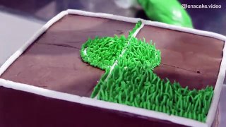 How to Make Birthday Cake for Kids Football - Cara Membuat Kue Ulang Tahun Anak Laki-laki