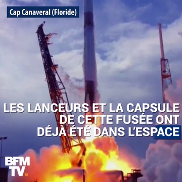 SpaceX envoie une fusée recyclée pour ravitailler l’ISS