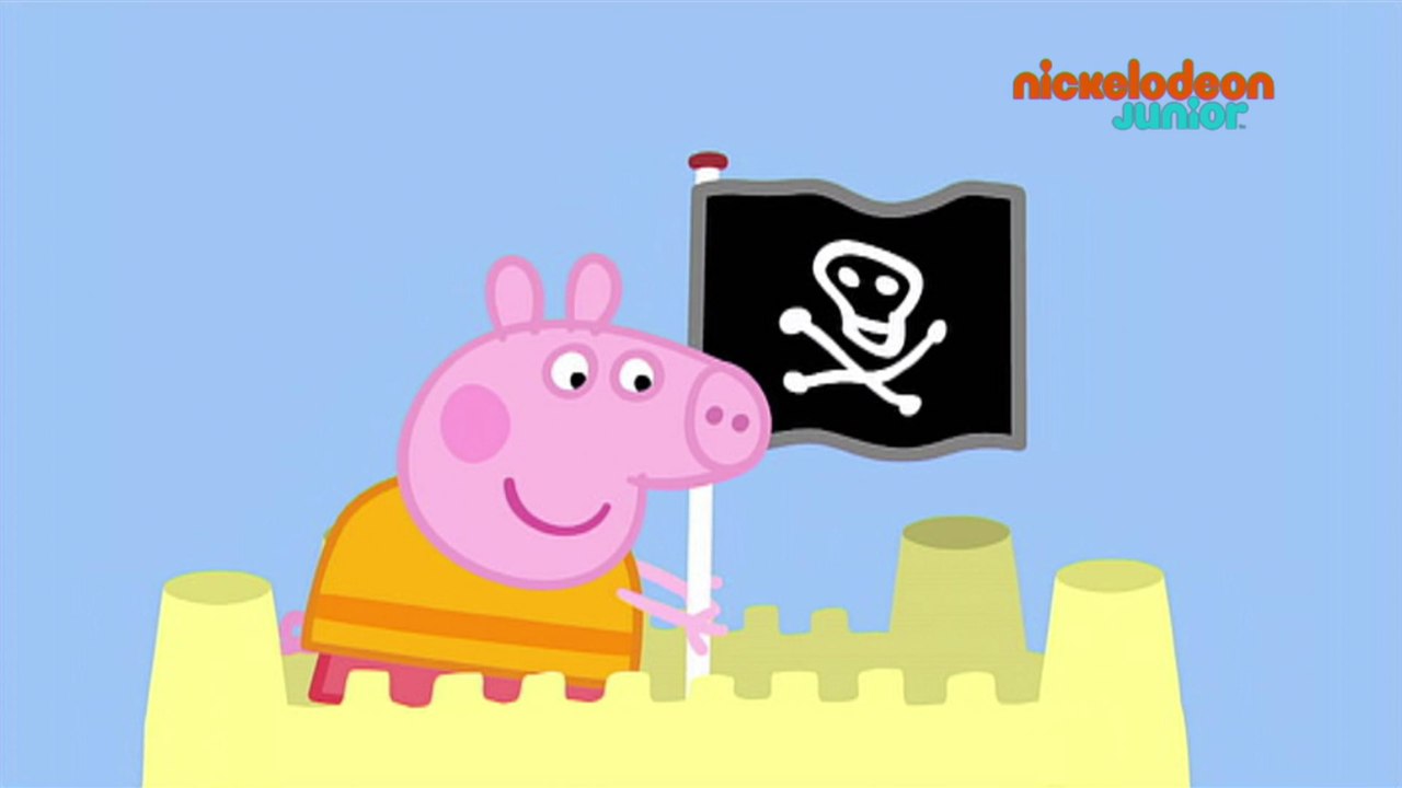 Peppa Pig | Le château de sable | NICKELODEON JUNIOR