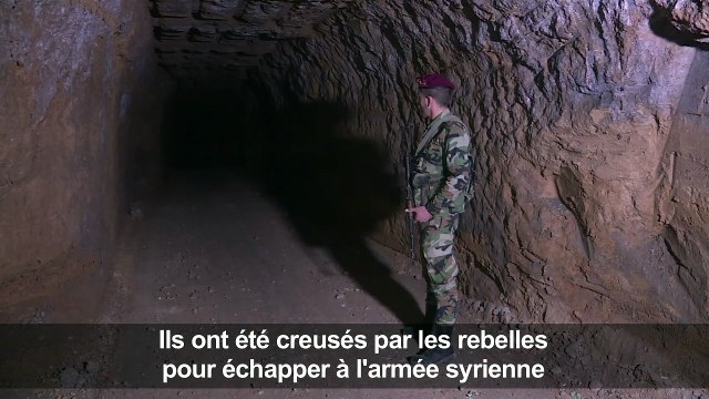 Ghouta: un labyrinthe de tunnels creusés par les rebelles