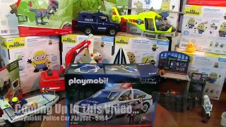 Playmobil Police Car Toy with Flashing Emergency Lights 5184 - Police Rescue Toys