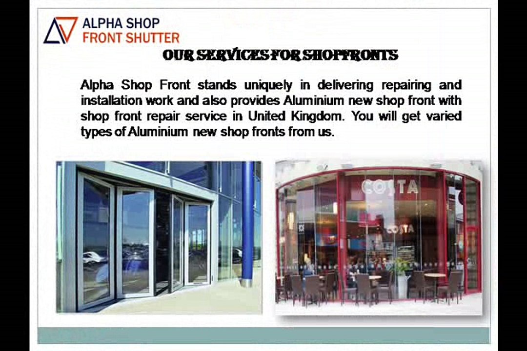 Shopfronts London