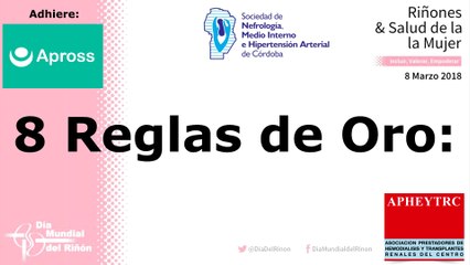 CORTO DÍA MUNDIAL DEL RIÑON 2018 CÓRDOBA ARGENTINA