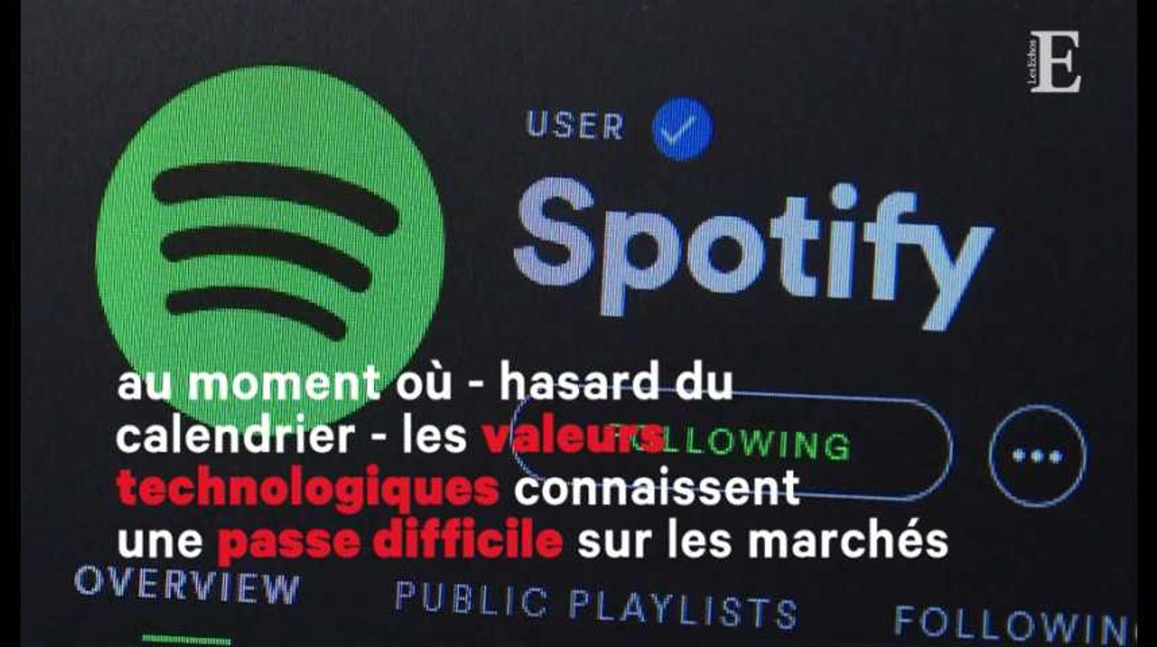 Spotify, roi du streaming, fait ses premiers pas en Bourse