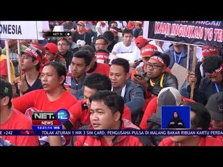 Protes Pembatasan Sim Card, Massa Bakar Ribuan Sim Card - NET 12