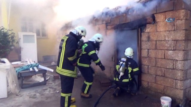 Oğlunun çeyizi gözünün önünde yandı