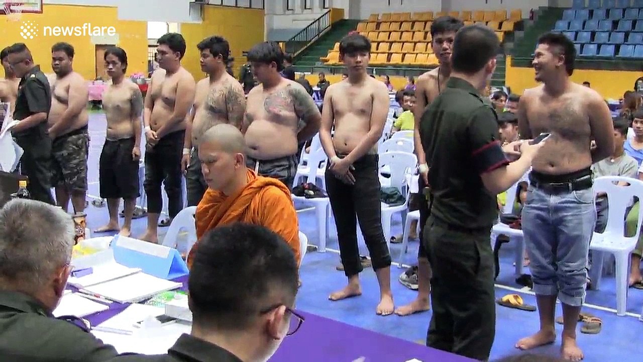 Trans women in Thailand stand in line for army conscription