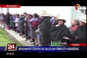 Huaraz: centro de salud de Pampas luce en completo estado de abandono