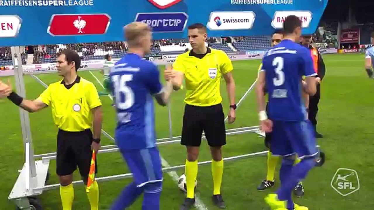 Luzern 3:1 Sankt Gallen (Switzerland. Super League. 2 April 2018)