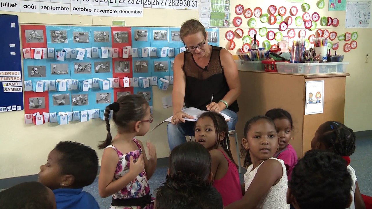 Classe de grande section bilingue - école maternelle Michel Debré