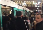 Commuters Crowd Onto Paris Metro as Rail Strike Cuts Other Services