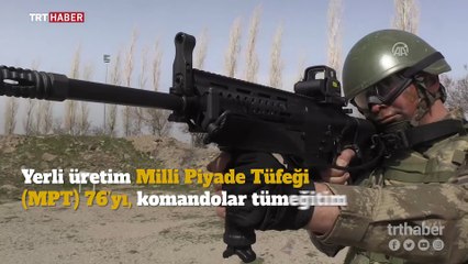 Milli Piyade Tüfeği, komandonun gücüne güç katıyor