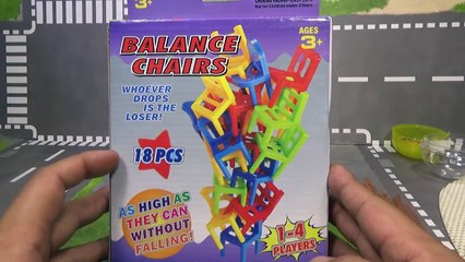 Balance Chairs 의자 쌓아 올리기 놀이 게임 장난감 완구 리뷰 toy stacking the chairs balance game