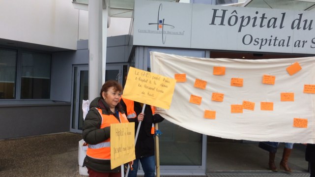 Grève à l’hōpital du Scorff