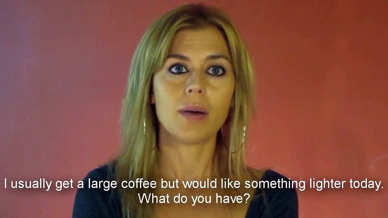 Ordering Coffee - Learn to speak fluent English at a cafe