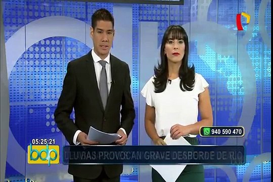 Intensas lluvias provocan graves inundaciones en la región San Martín