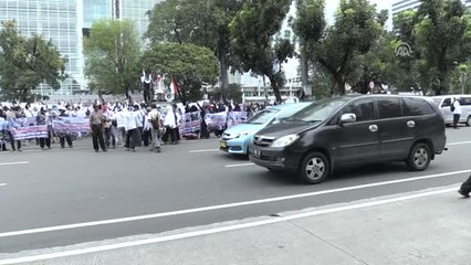 Endonezya'da Filistin'e Destek Gösterisi