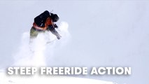 The STEEPEST Freeride World Tour 2018 action.