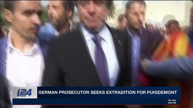 i24NEWS DESK | German prosecutor seeks extradition for Puigdemont | Tuesday, April 3rd 2018