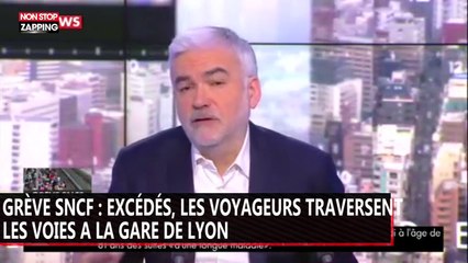 Grève SNCF : excédés, les voyageurs traversent les voies à la Gare de Lyon (vidéo)