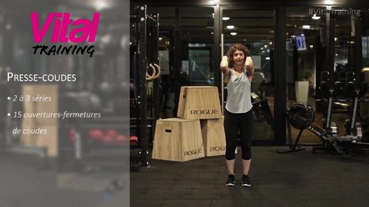 L'exercice du presse-coudes pour la poitrine_#VitalTraining