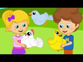 All My Funny Ducklings - Happy Kids Learning Songs | Okidokido