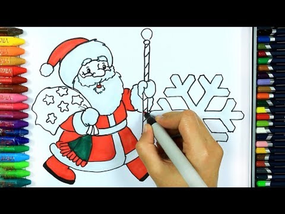How to draw Santa Claus