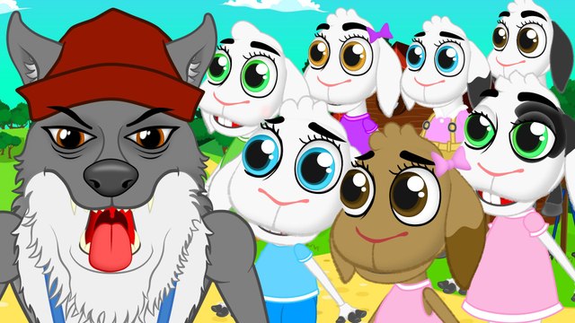 The Wolf and The Seven Little Goats - Fairy Tales and Bedtime Stories for Kids | Okidokido