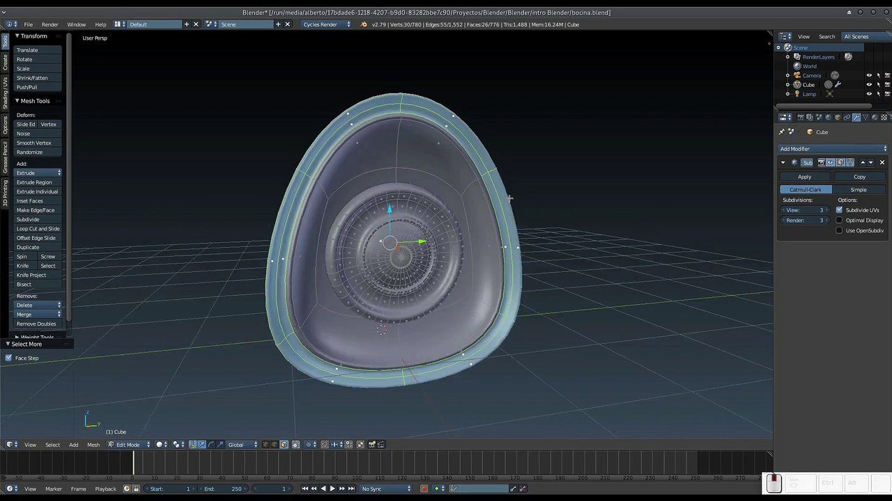 Blender: Introducción al modelado 3