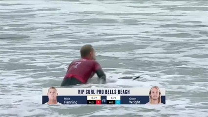 Adrénaline - Surf : Rip Curl Pro Bells Beach, Men's Championship Tour - Quarterfinals heat 2
