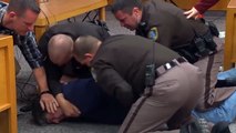 Distraught father of 3 victims tries to physically attack Larry Nassar in courtroom