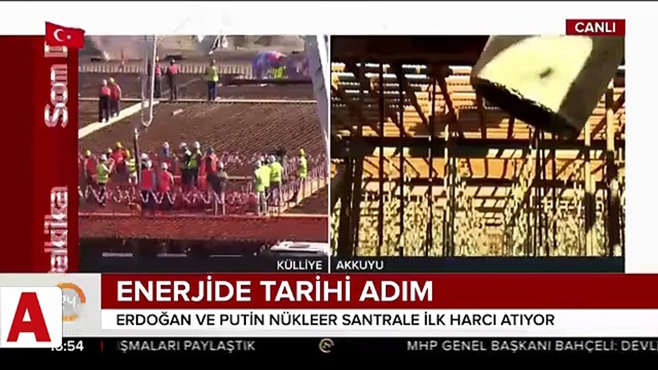 Enerjide tarihi adım!;İlk nükleer santrali için düğmeye basıldı