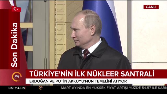 Akkuyu Nükleer Santrali'nin temeli atılıyor