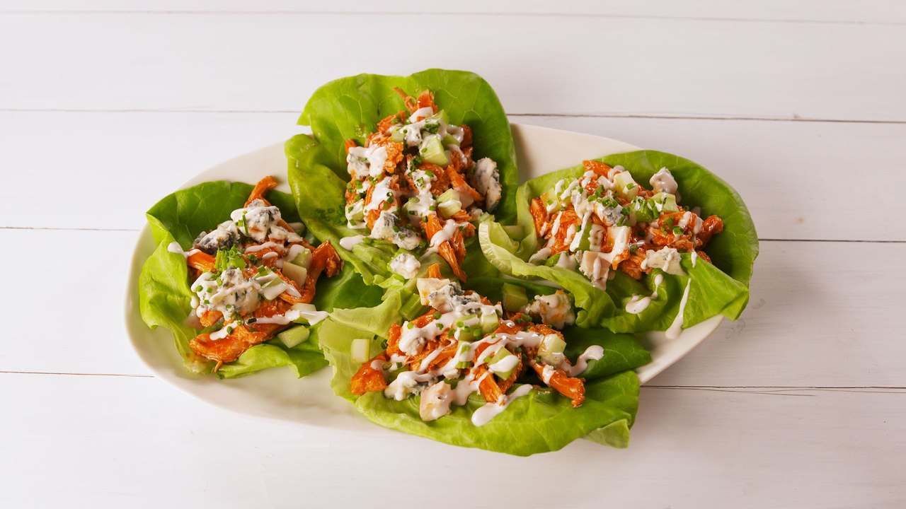 You Don't Want Wings — You Want Buffalo Chicken Lettuce Wraps