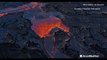 Aerial footage shows steam and lava at Hawaii's Kilauea volcano