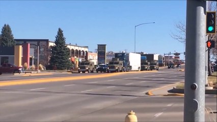 Le transport d'une ogive nucléaire aux USA ça se passe comme ça