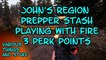 Far Cry 5 John's Region Prepper Stash Playing With Fire 3 Perk Points