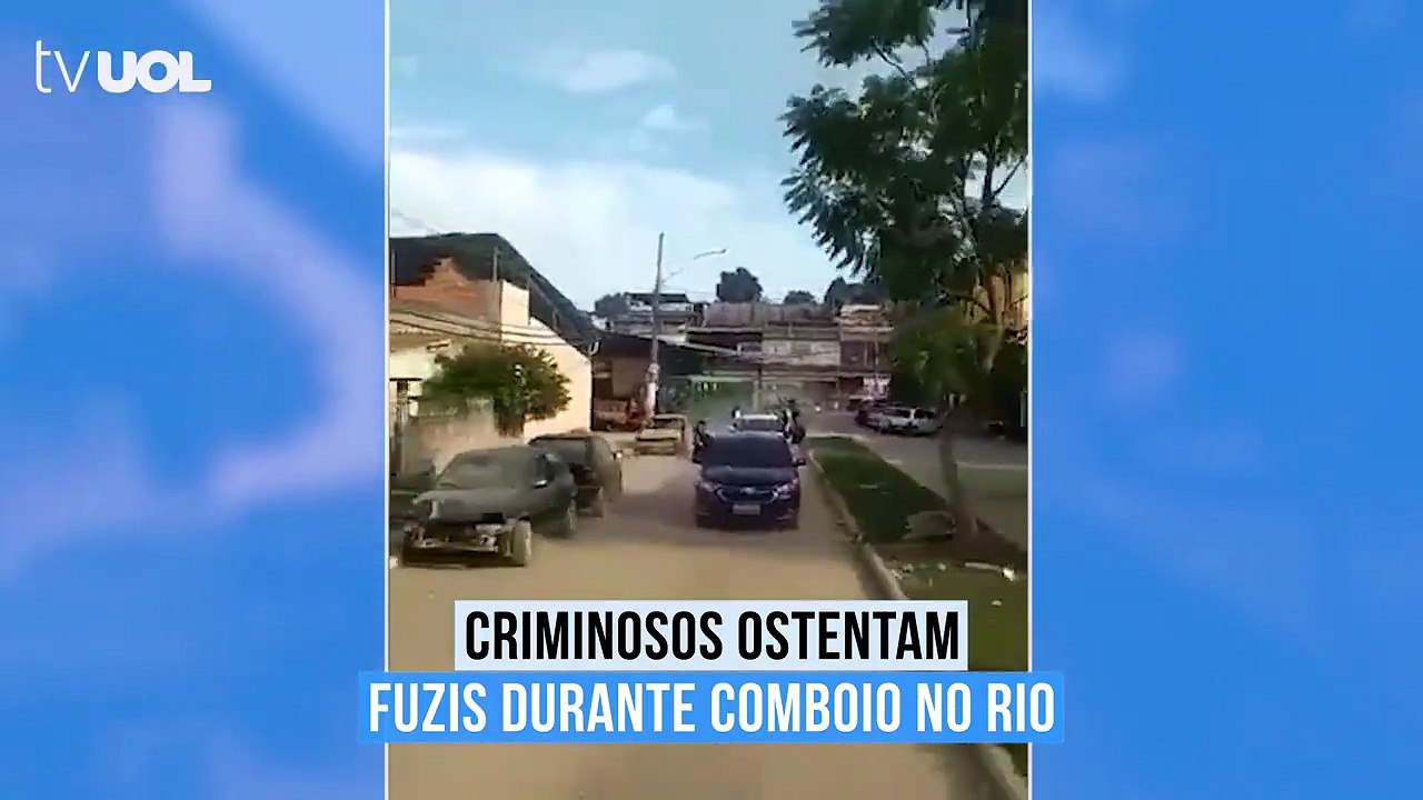 Criminosos armados com fuzis gravam vídeo ao vivo no Facebook durante comboio; Veja vídeo