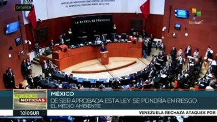 Mexicanos denuncian Ley de Biodiversidad que favorece a mineras