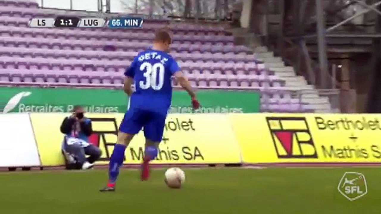 Lausanne 2:1 Lugano (Switzerland. Super League. 2 April 2018)