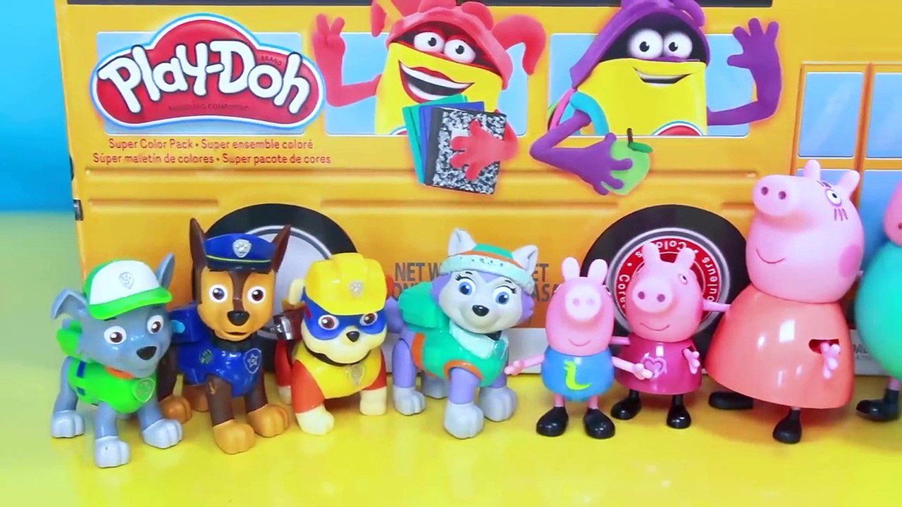 Patrulha Canina Peppa Pig Brinquedos Surpresas Como Fazer Fantasias Massinha Playdoh George Everest