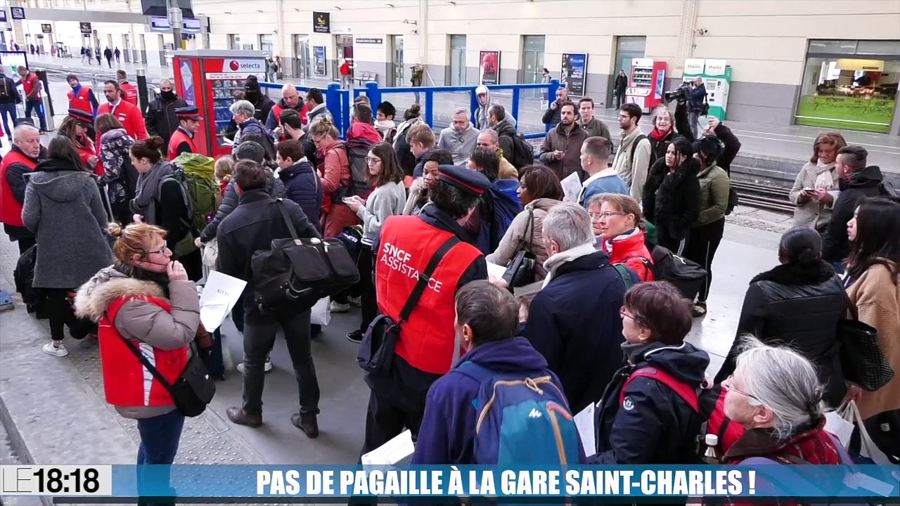 Le 18:18 - Les cheminots marseillais déterminés, les usagers s'organisent