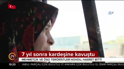 7 yıl sonra kardeşine kavuştu