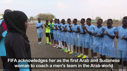 Sudan's 'sister coach' takes love of football to field